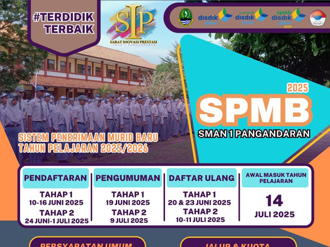SPMB 2025 SMAN 1 Pangandaran